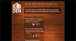 Desktop Screenshot of foundersden.com